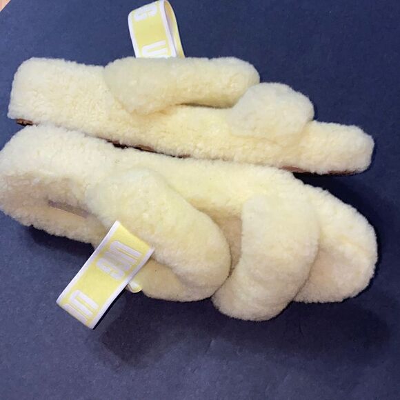 UGG margarita oh yeah sheepskin strappy sandals - Picture 6 of 7